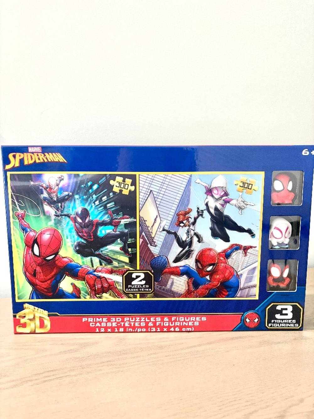 Marvel Spiderman, Prime, 3D, Puzzles & 3 Marvel Spiderman, Figures, Set, NEW